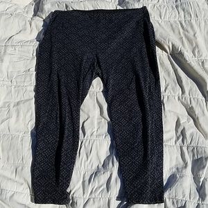 Dress barn Westport leggings 3XW black  print